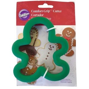 Wilton Gingerbread Man Boy Cookie Cutter Comfort Grip Stainless Steel Oversized